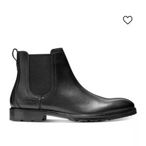 Cole Haan Black Warren Waterproof Mens Chelsea Boot Size 11